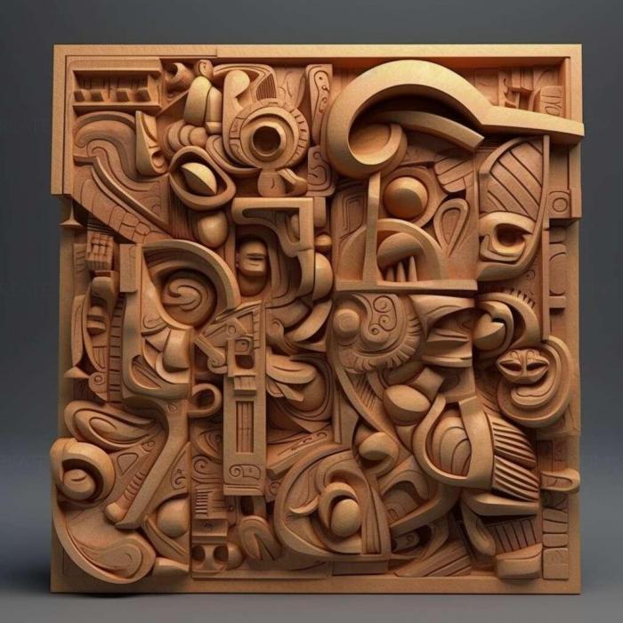 نموذج ثلاثي الأبعاد لآلة CNC 3D Art 